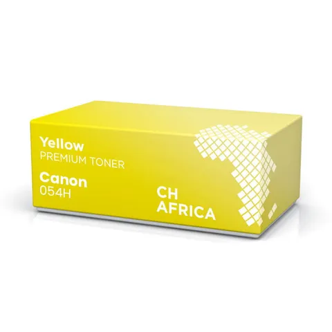 Canon 054 H Yellow Compatible High Yield Toner Cartridge - 054H Y