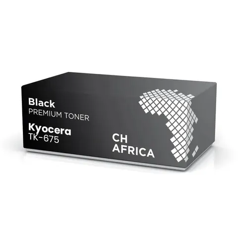 Kyocera TK-675 Black Compatible Toner Cartridge - TK675