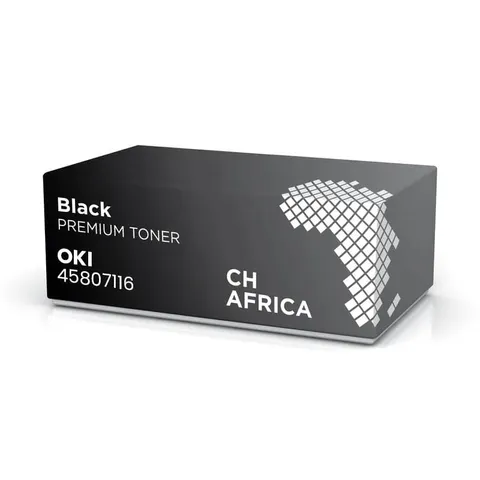 OKI 45807116 Black Compatible Toner Cartridge