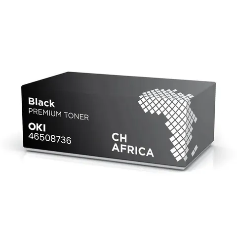 OKI 46508736 Black Compatible Toner Cartridge