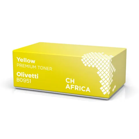 Olivetti B0951 Yellow Compatible Toner Cartridge