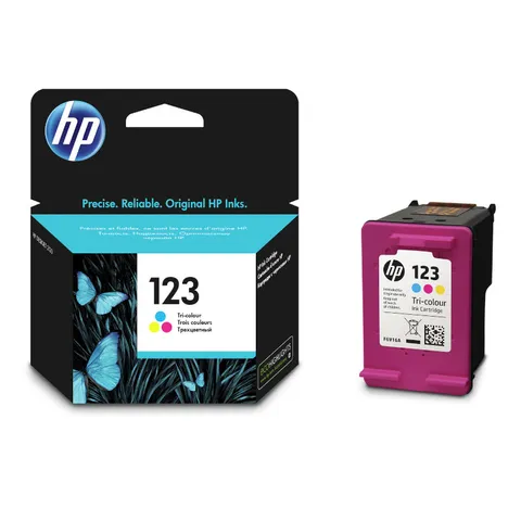 HP 123 Tri Colour Ink Cartridge