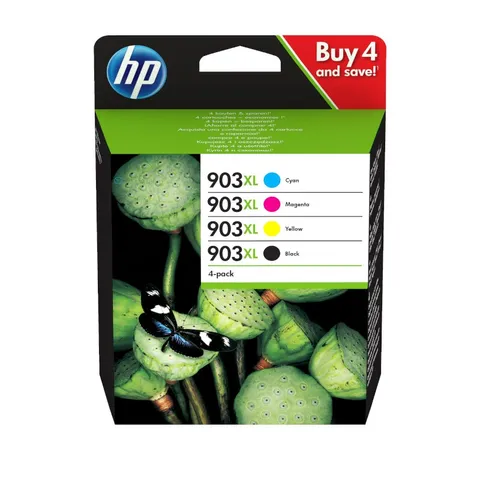 HP 903XL Black Cyan Magenta Yellow Original High Yield Ink Cartridge Multipack