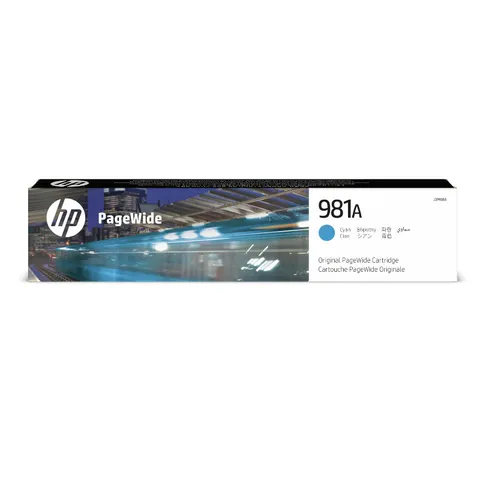 HP 981A Cyan Original PageWide Cartridge - J3M68A