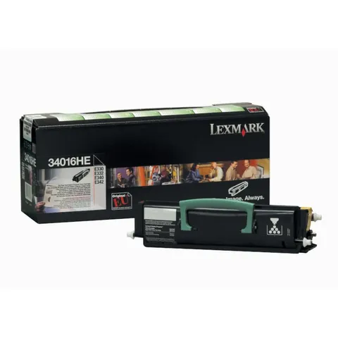Lexmark 34016HE Black Original High Yield Toner Cartridge
