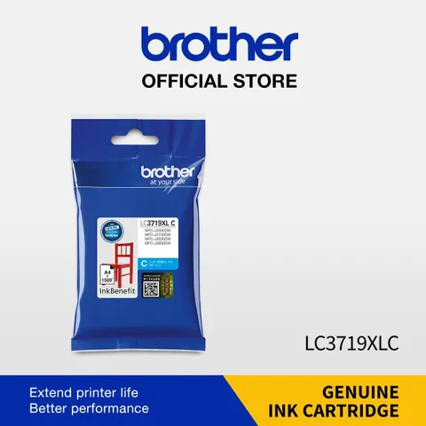 Brother LC-3719XLC Cyan Original High Yield Ink Cartridge - LC 3719XLC