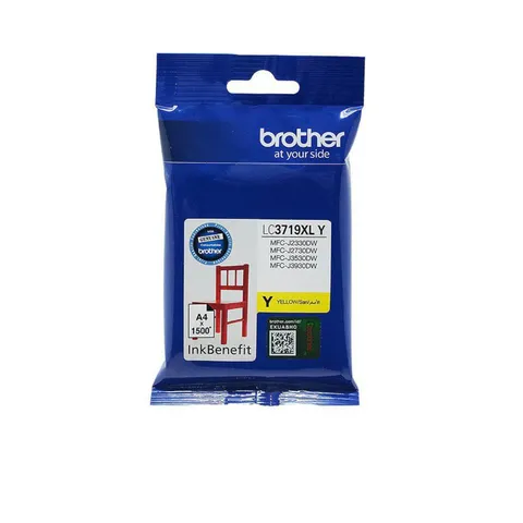 Brother LC-3719XLY Yellow Original High Yield Ink Cartridge - LC 3719XLY