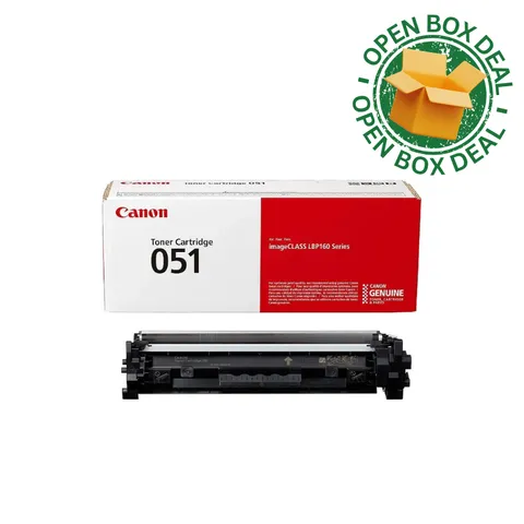 [OPEN BOX] Canon 051 Black Original Toner Cartridge - 051 BK | CH Africa