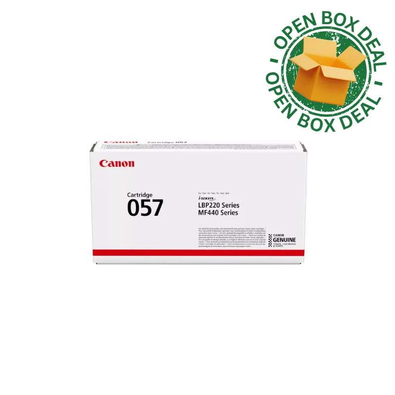 [OPEN BOX] Canon 057 Black Original Toner Cartridge - 057BK | CH Africa