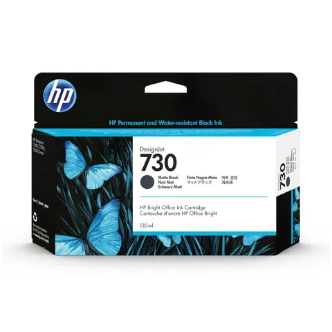 HP 730 Matte Black 130ml DesignJet Ink Cartridge