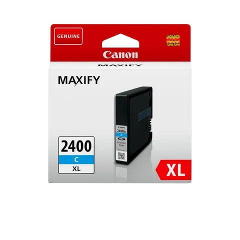 Canon 2400XL Cyan Original High Yield Ink Cartridge - PGI-2400-XLC
