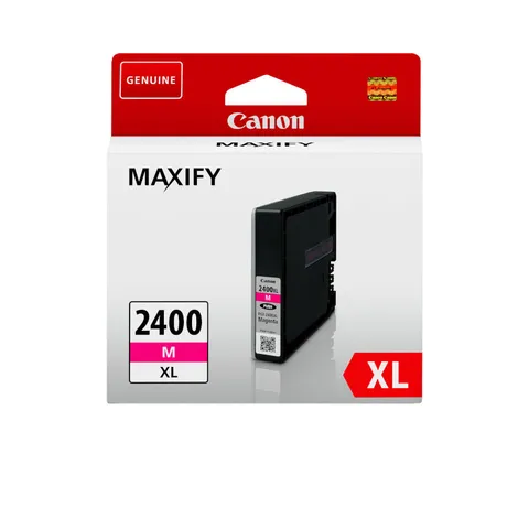 Canon 2400XL Black Cyan Magenta Yellow Original High Yield Toner Cartridge Multipack - PGI-2400XL