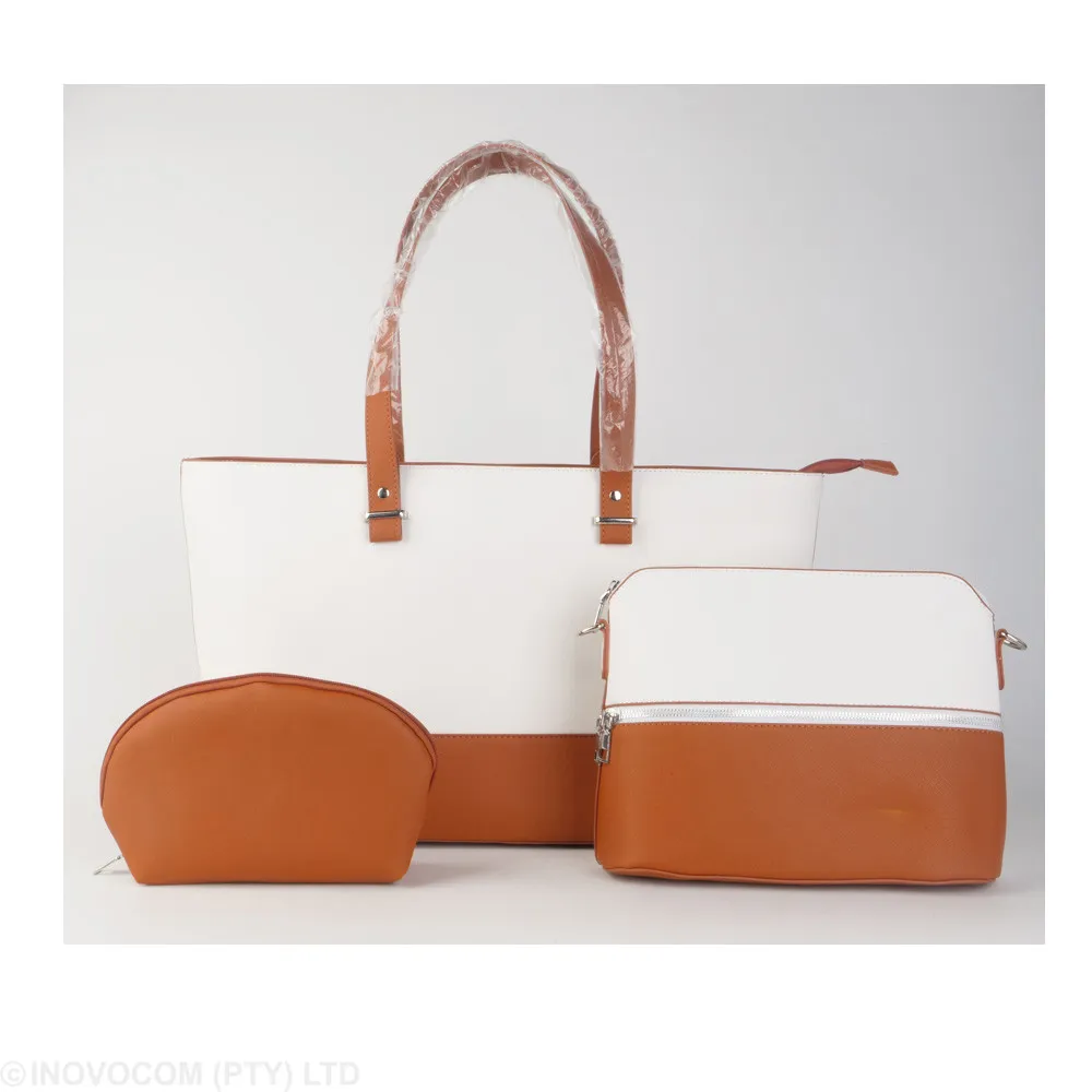 Kenton Ladies 15.6 Laptop Bag - Brown and Cream | CH Africa