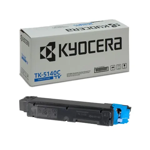 Kyocera TK-5140C Cyan Original Toner Cartridge - TK5140