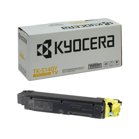 Kyocera TK-5140Y Yellow Original Toner Cartridge - TK5140