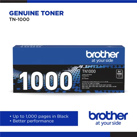 Brother TN-1000 Black Toner Cartridge