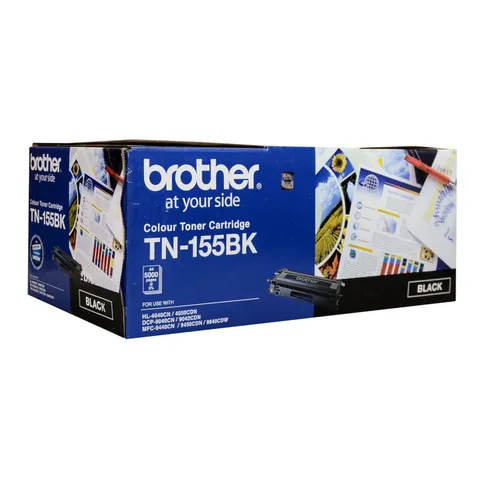 Brother TN-155BK Black Original Toner Cartridge - TN 155BK