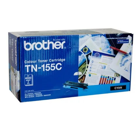 Brother TN-155C Cyan Original Toner Cartridge - TN 155C