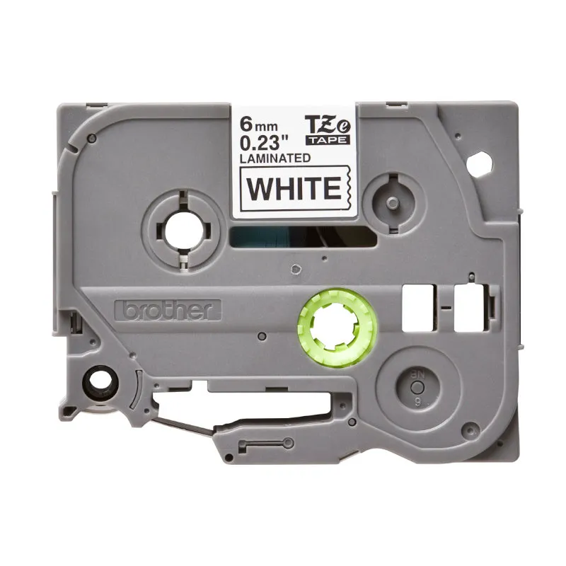 Brother TZ-211 Black On White Laminated 6mm Tape - TZe 211 | CH Africa