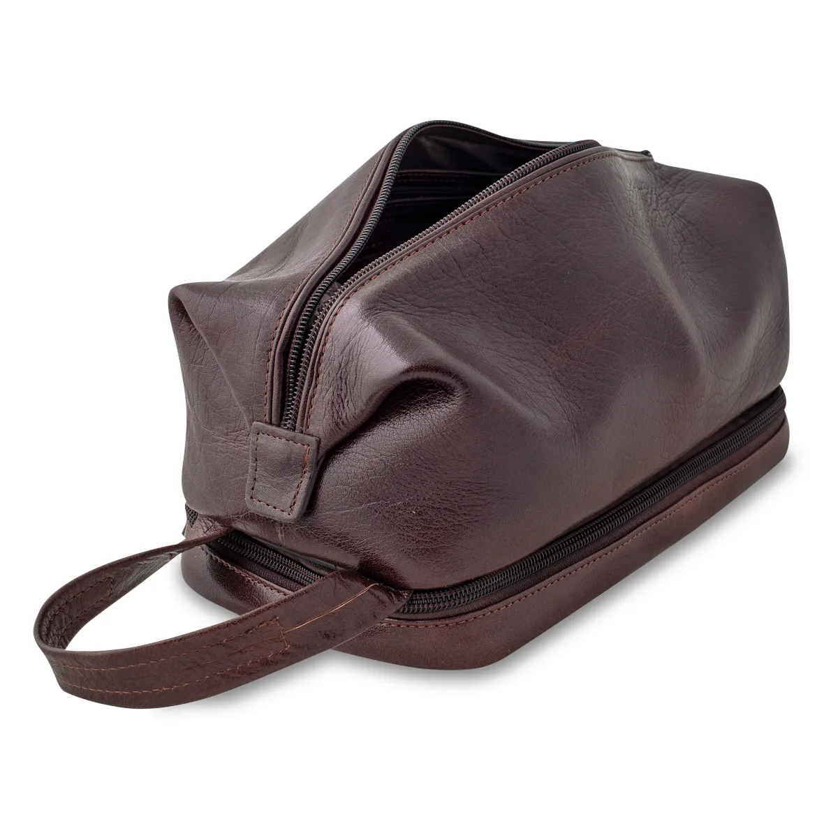 Adpel Italian Leather Toiletry Bag Creative Brands