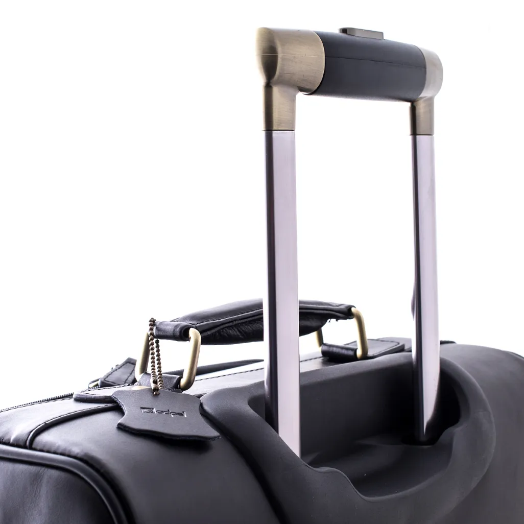 Leather 4 Wheel Computer Trolley | Creative Brands