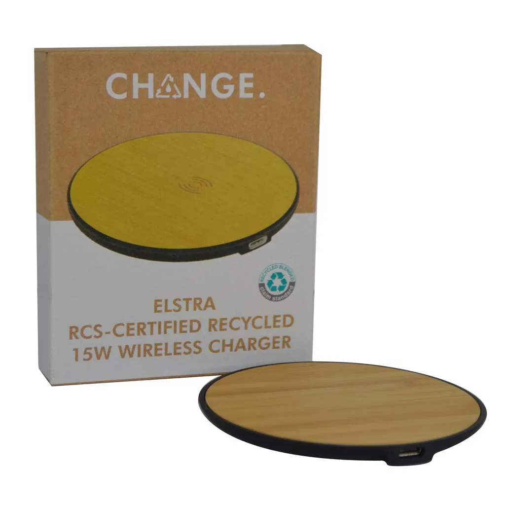 Elstra Change Collection Rcs Recycled 15W Wireless