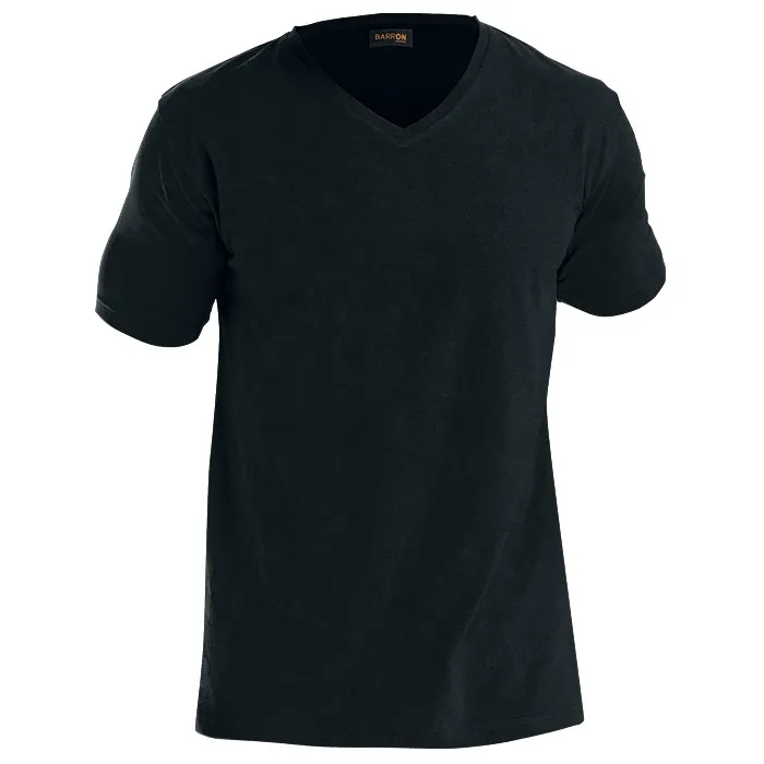 170G Slim Fit V Neck T Shirt Mens