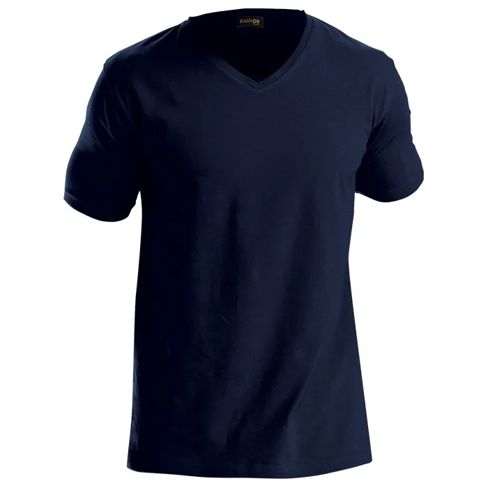 170G Slim Fit V Neck T Shirt Mens