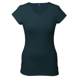 170g Essential V Neck Slim Fit Ladies
