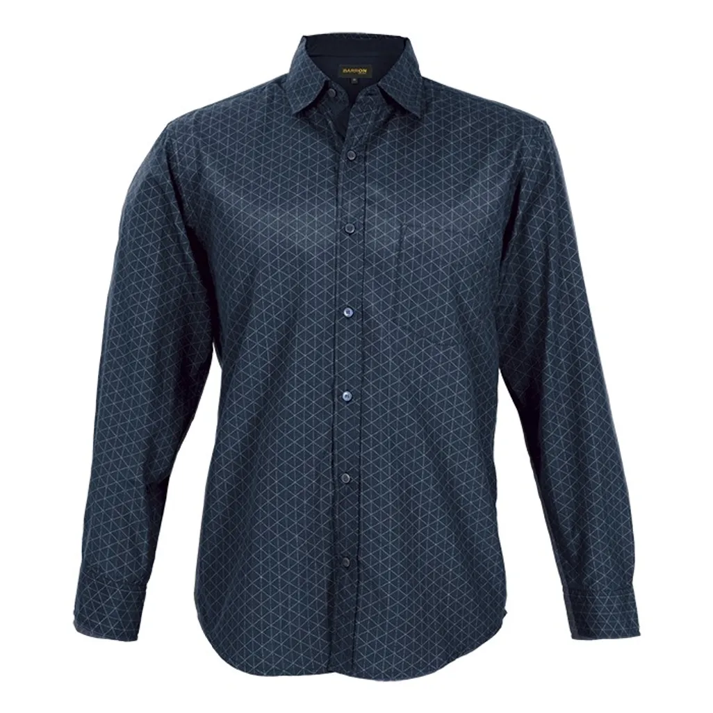 Mens Claremont Lounge Shirt Long Sleeve Creative Brands