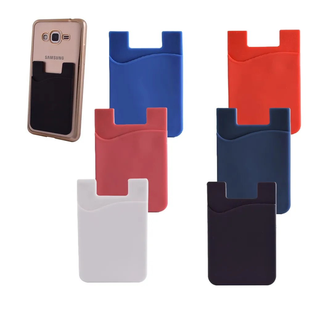 Silicone Cellphone Card Holder