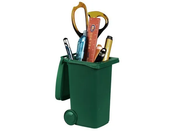 Dustbin Pen Holder