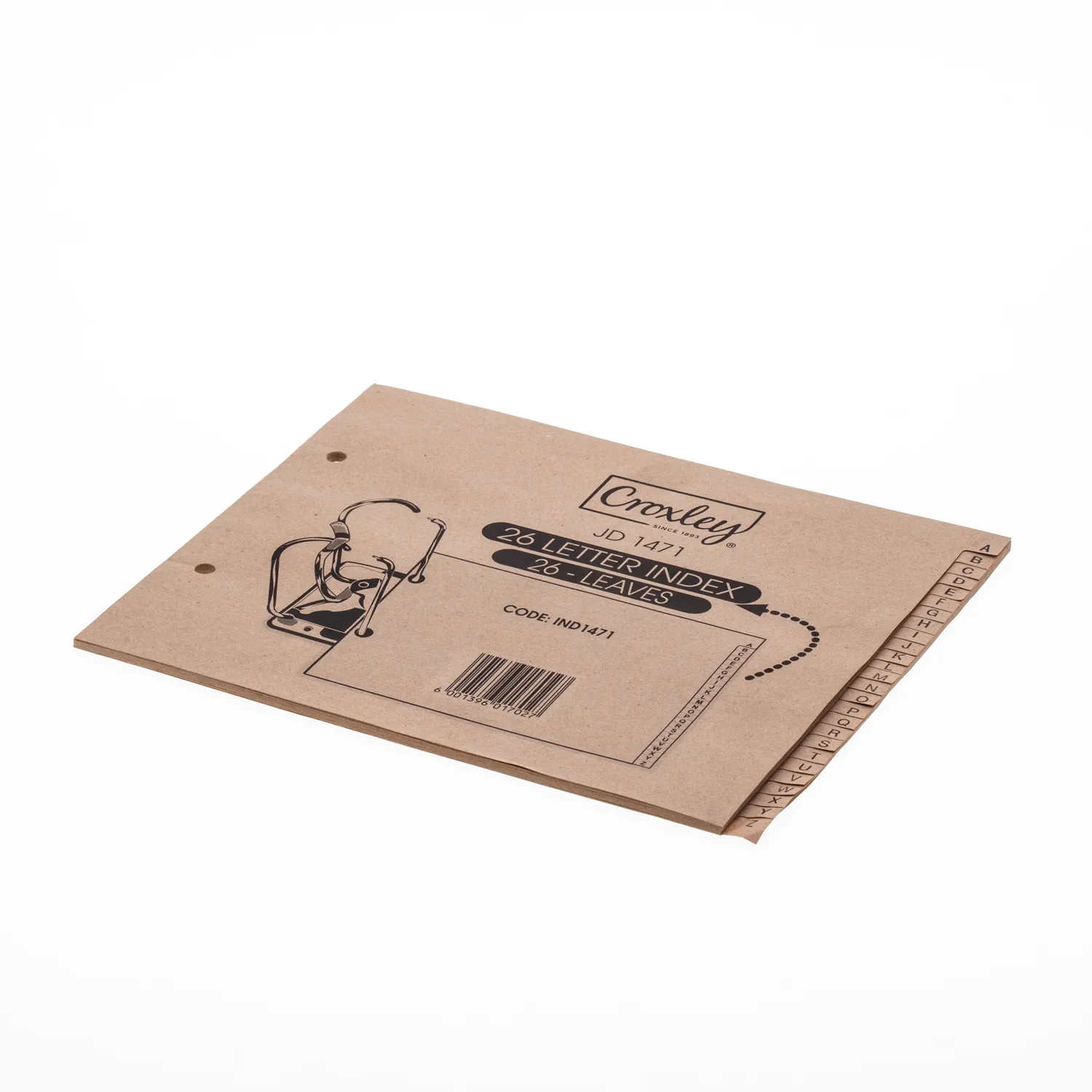 CROXLEY JD1471 210X200 A-Z 26 Tab Dividers | Formax
