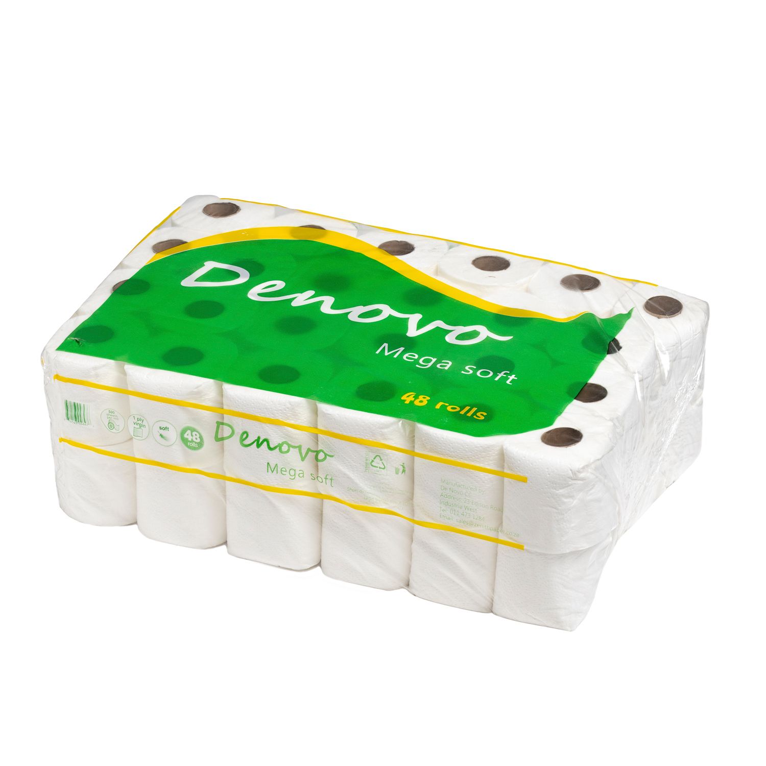 Denovo Budget Toilet Paper 1Ply Pk48 Formax