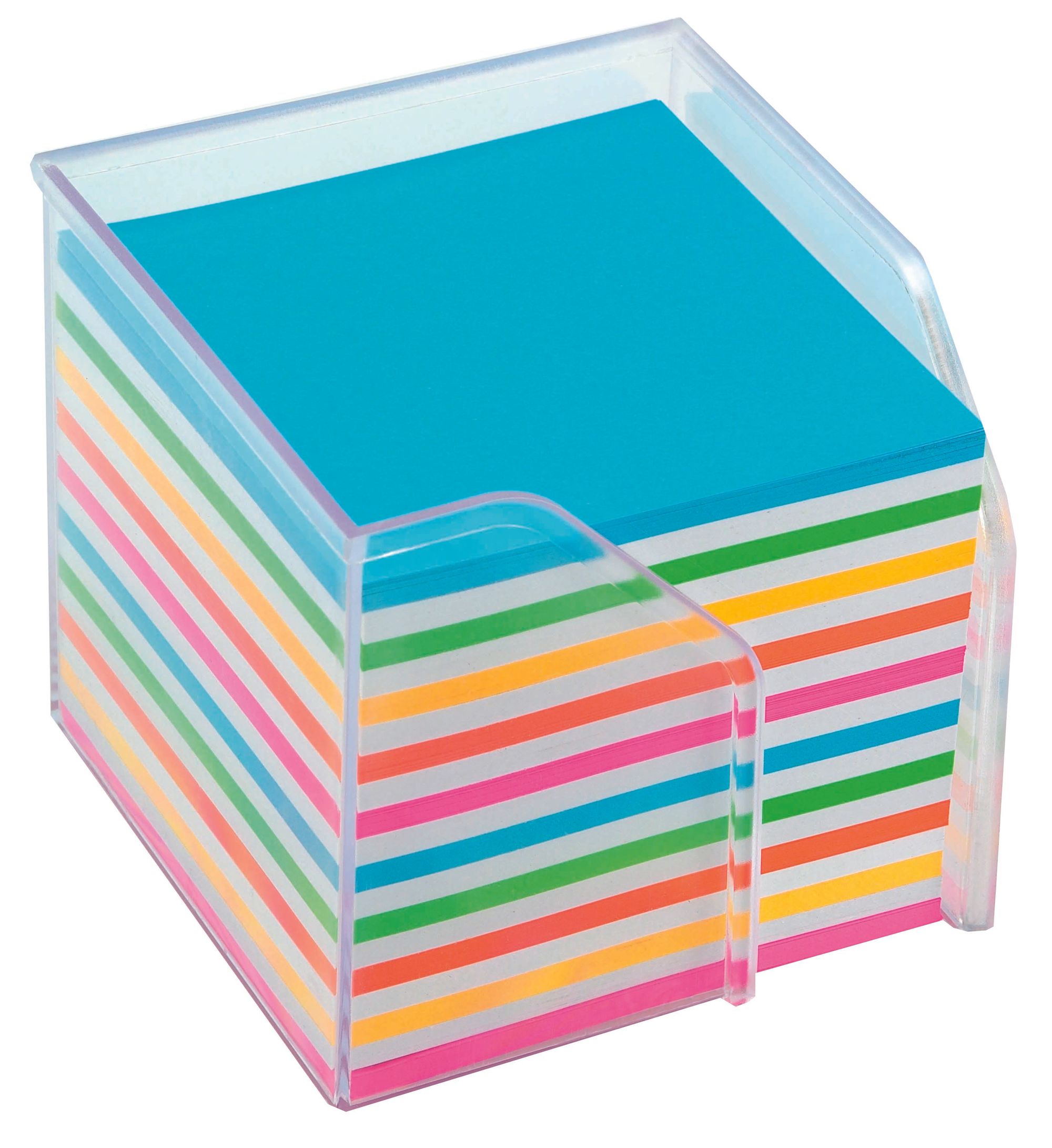 BANTEX B975100 Memo Cube & Refill Pack Rainbow Formax