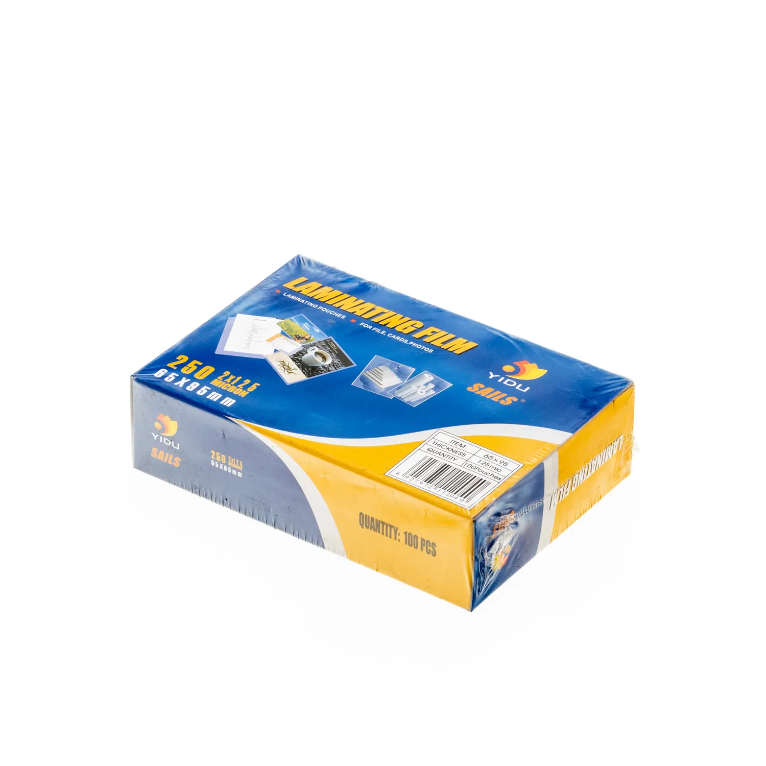 95X65mm 250 Micron I.D. Laminating Pouches | Formax