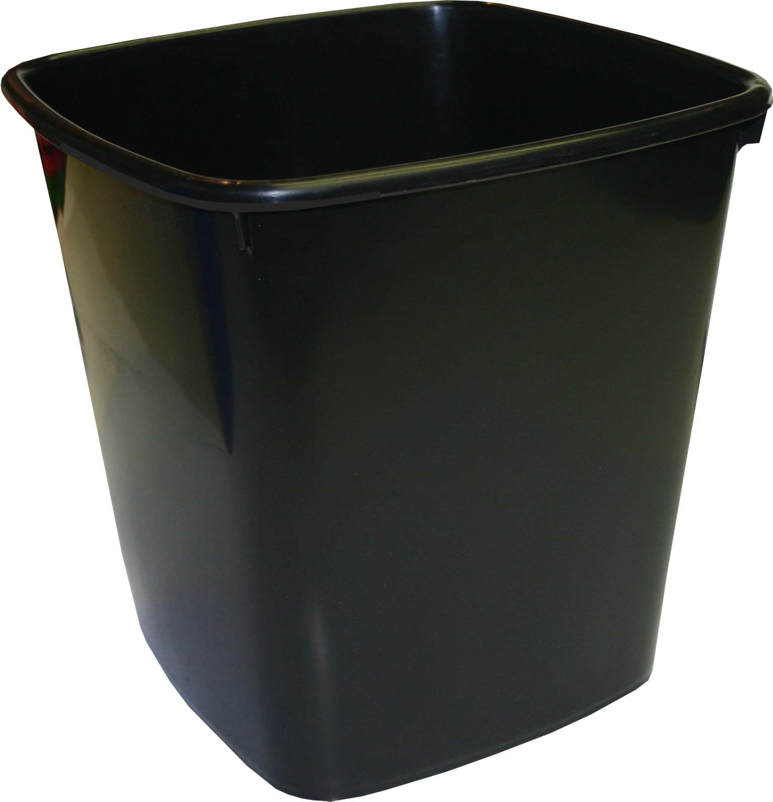 BANTEX B982010 Square Waste Paper Bins Black 20 Formax