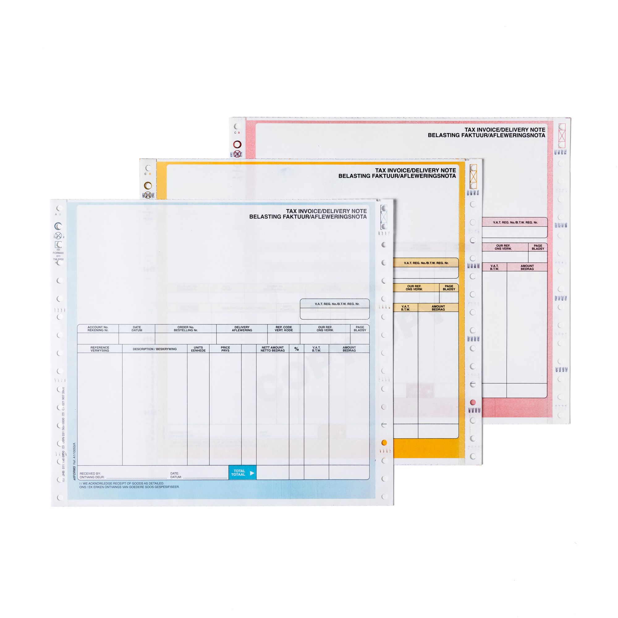 Invoice 3 Part Example Brilliant 3Part Invoice B | Formax