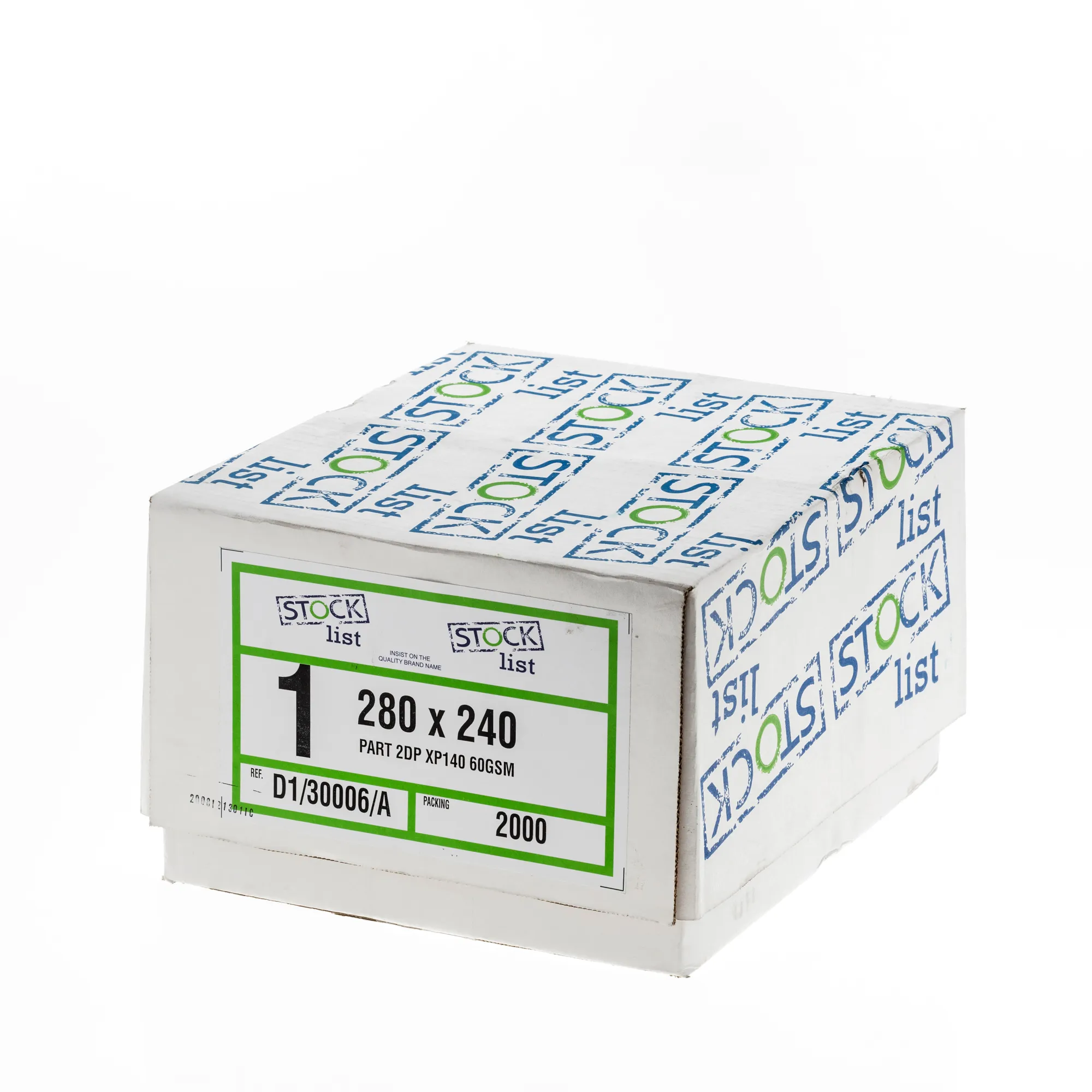 1Part 280 X 240 XP140 60Gsm 2DP | Formax