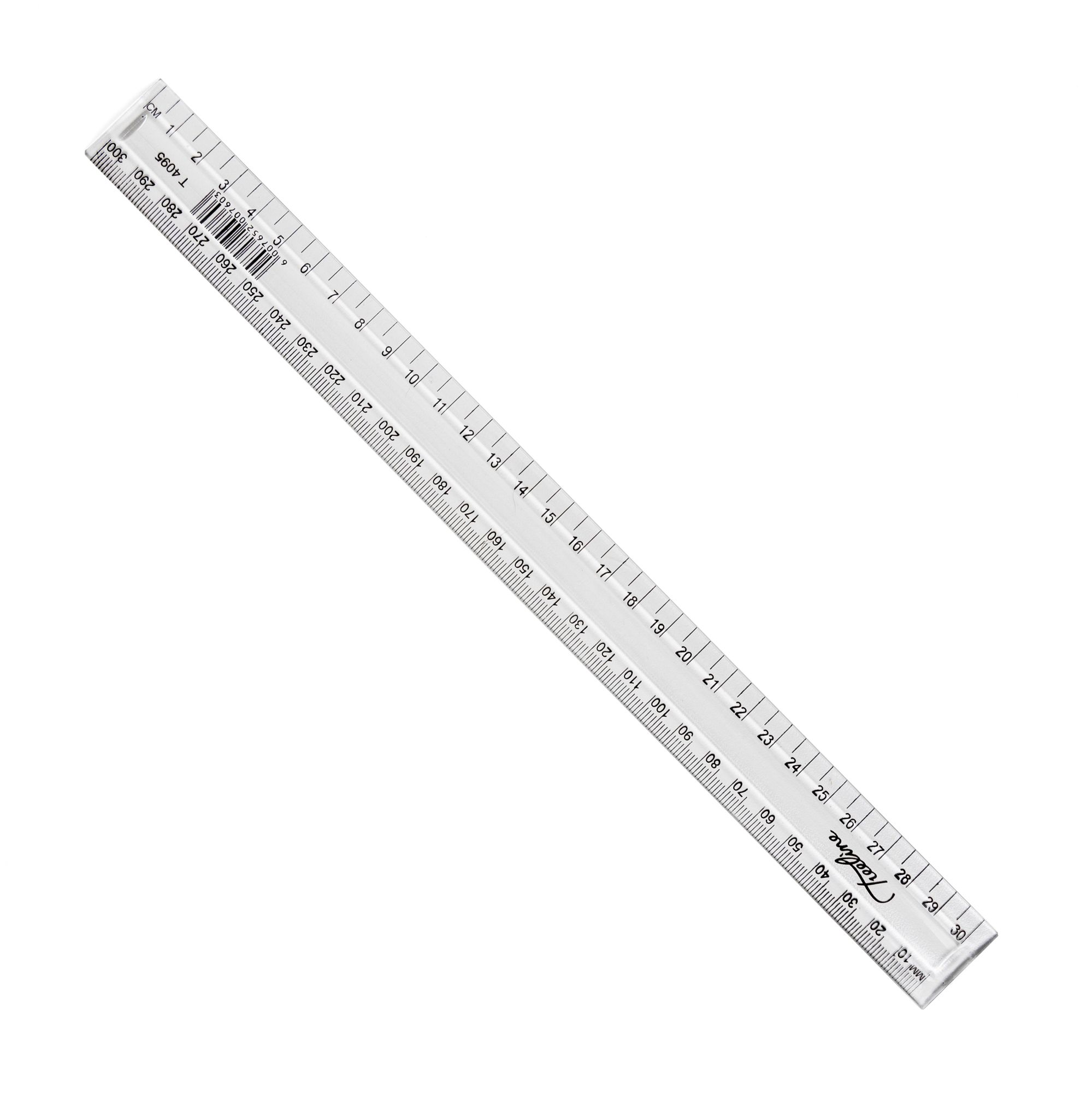 Plastic Ruler Clear - 30Cm