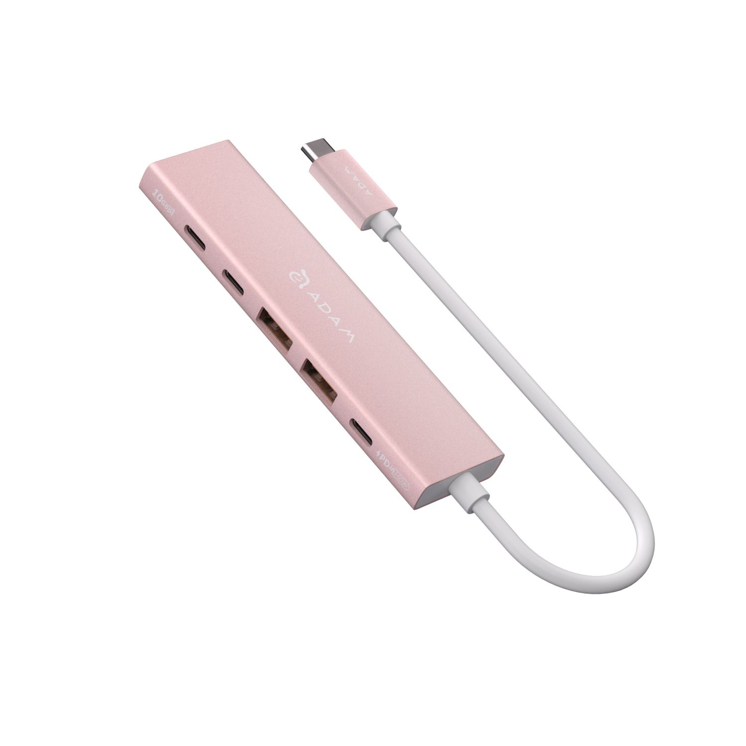 Pink Hub Adam Elements De06 - Usb-C 6-In-1 Multifunction Hub - Pink | Emia ...