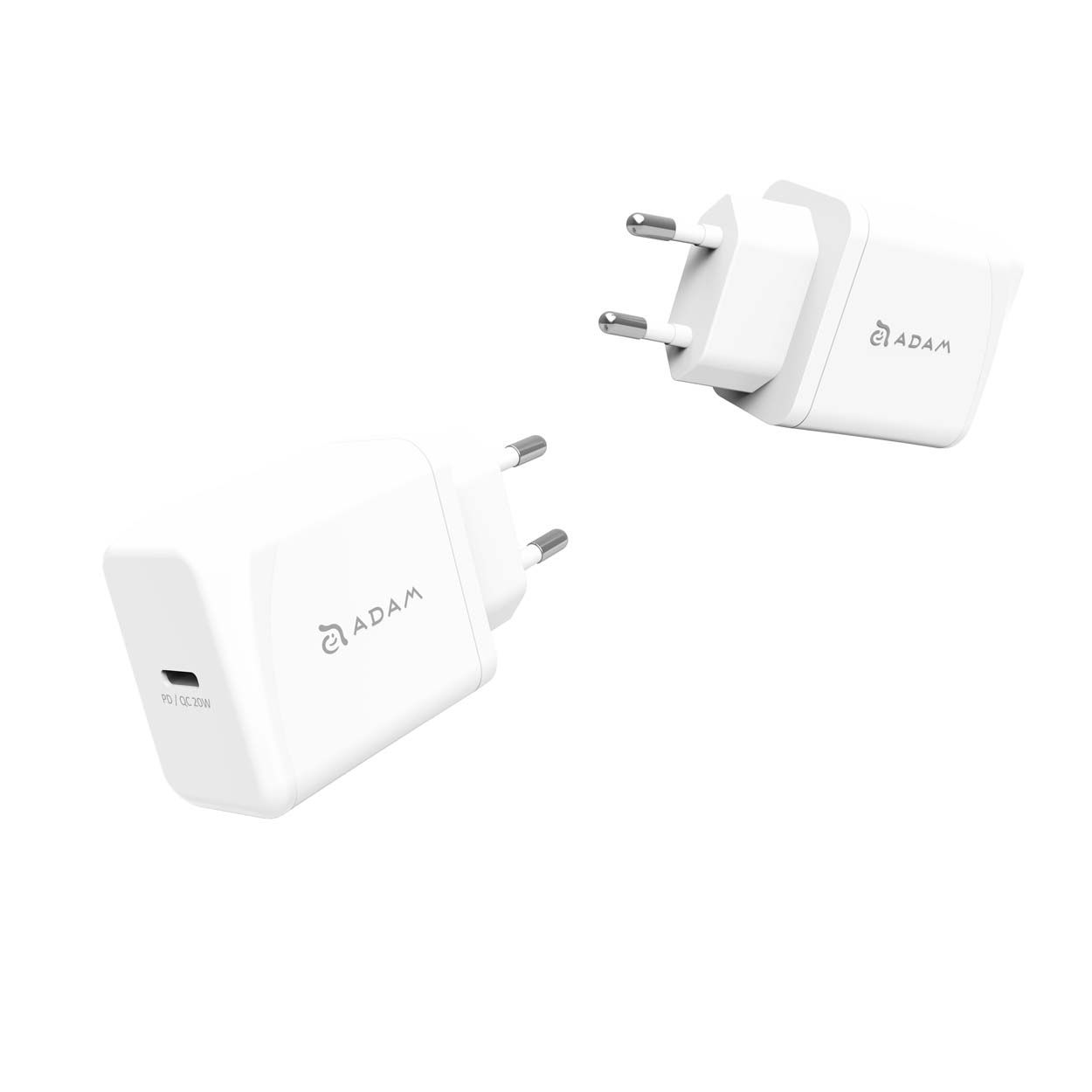 Omnia F1 Usb-C Pd 3.0 Fast Wall Charger 20W - White | Emia Distribution