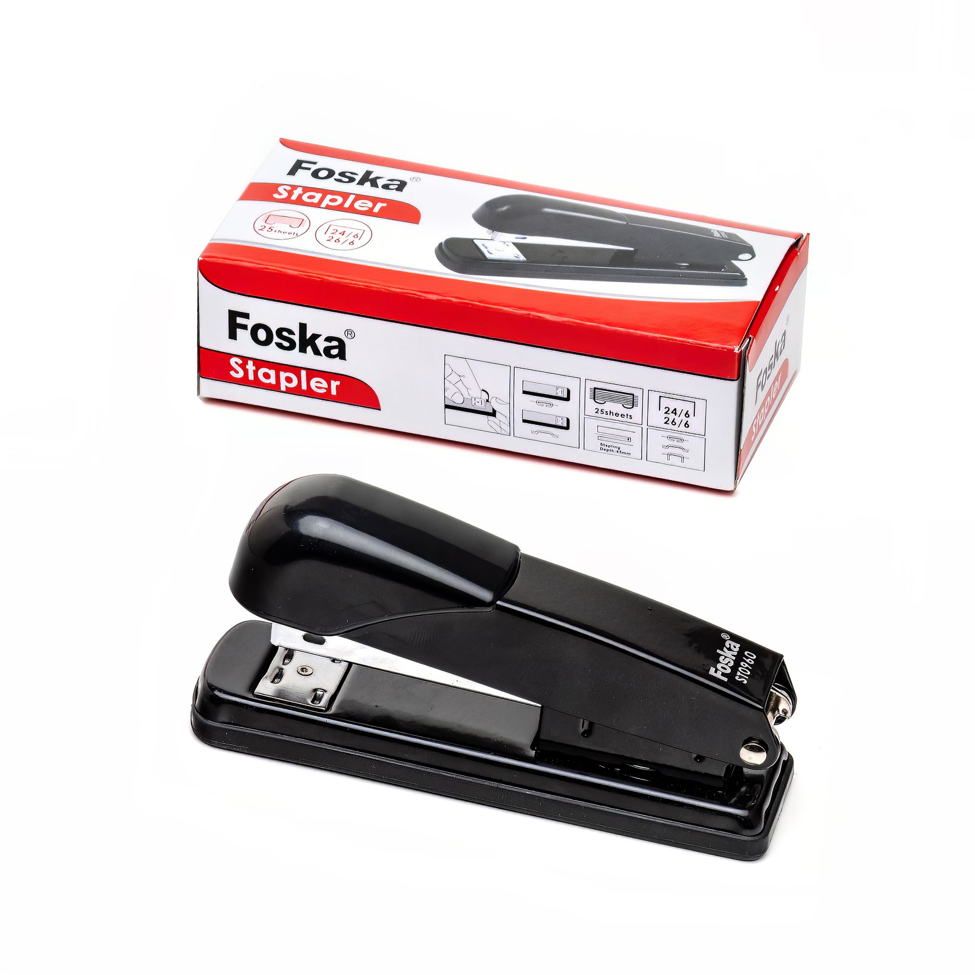foska metal half strip stapler (25 sheets) | Formax