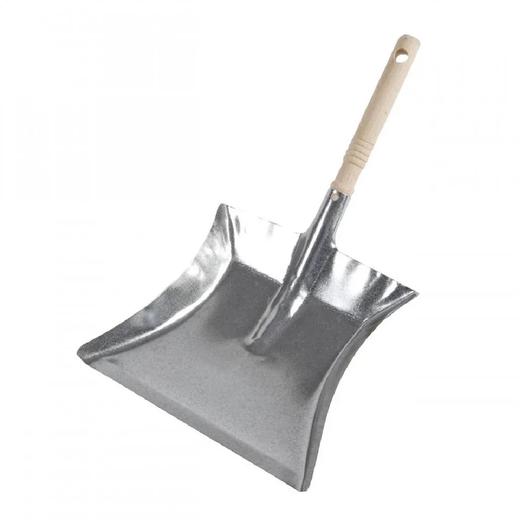 Metal Dustpan With Wooden Handle KRDM