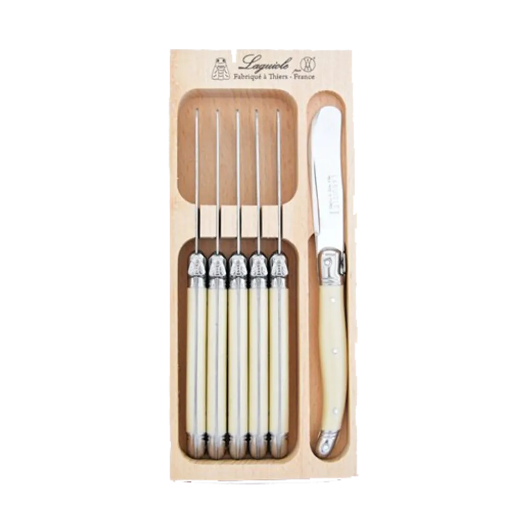 Butter Knife Set 6pc Ivory KRDM
