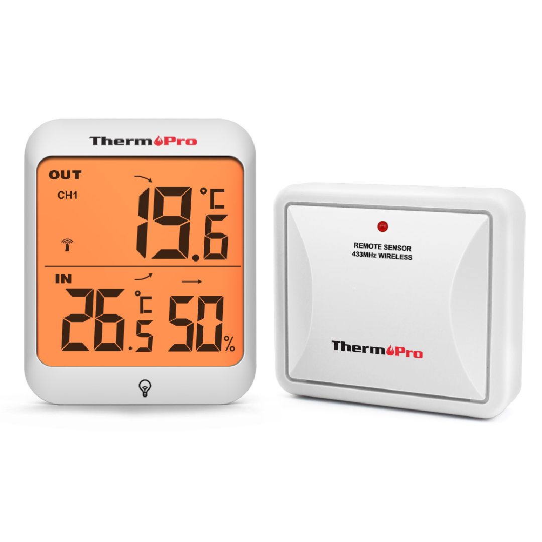 ThermoPro Wireless Indoor Outdoor Thermometer & Hygrometer KRDM