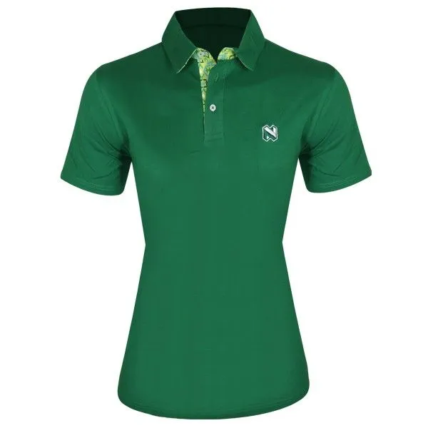 Green golf shirt womens store