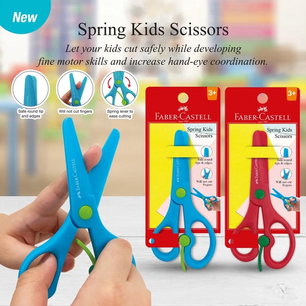 scissors  kids plastic ergonomic
