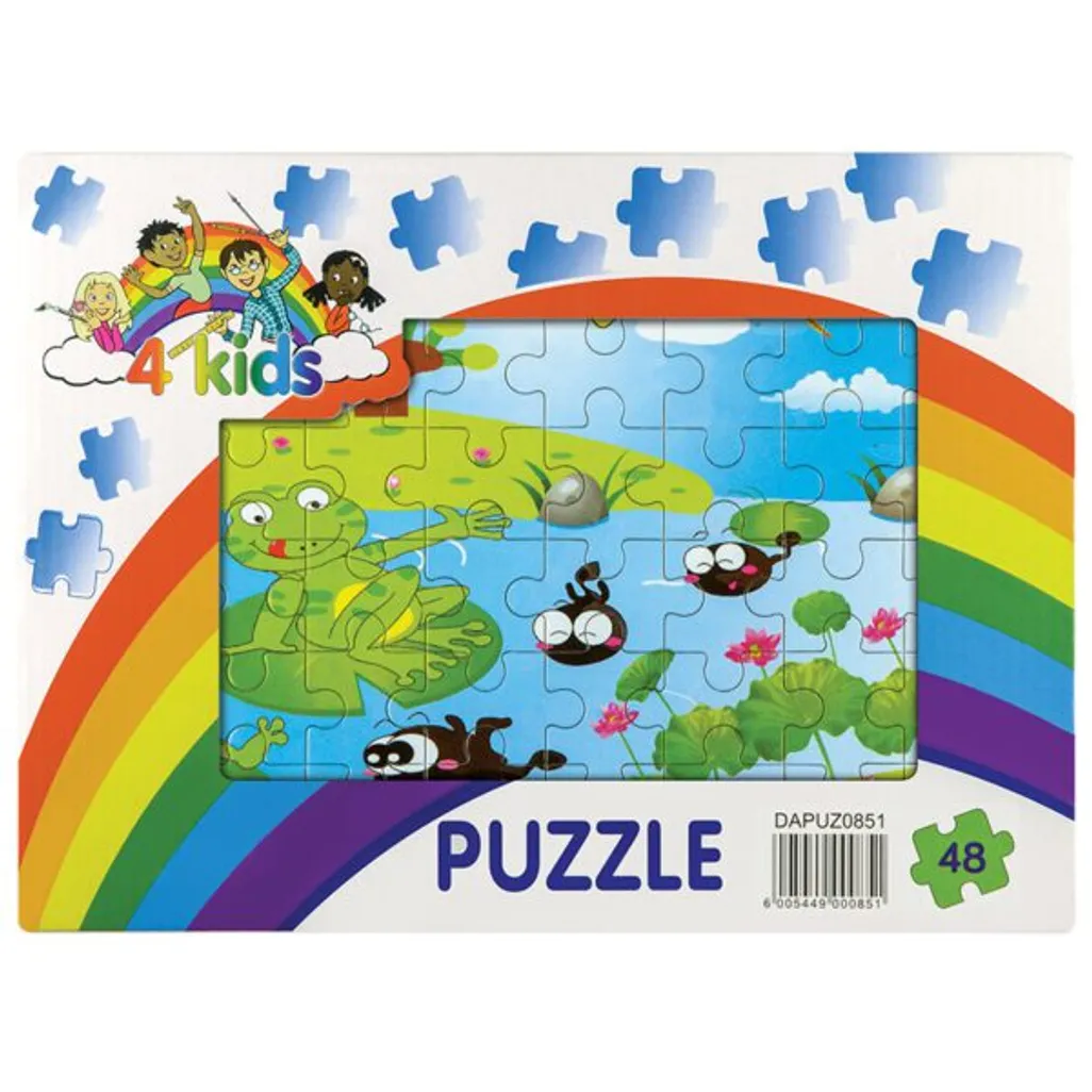 puzzle  wooden ass 48pc