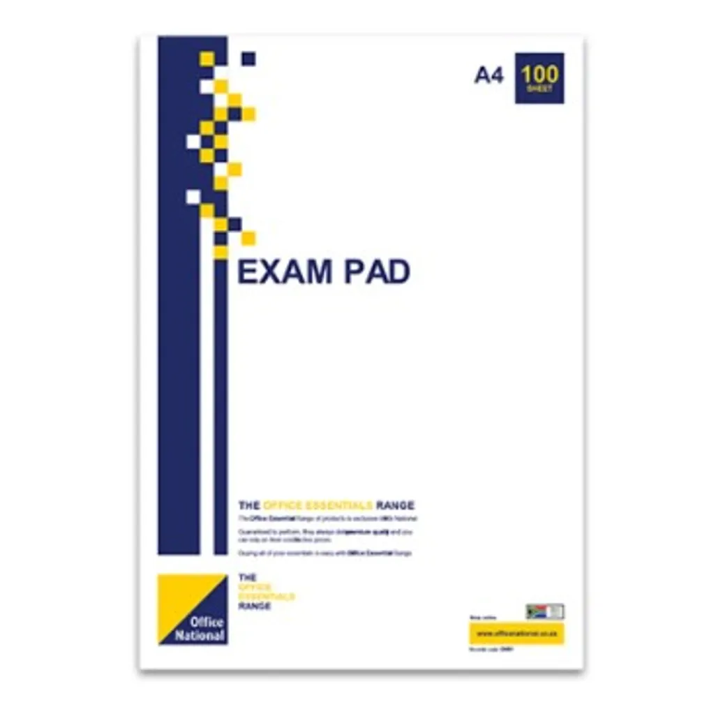 exam pads - 100 sheets